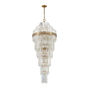 Crystorama HAY-1419 Hayes 31-lt 24" Chandelier - Aged Brass