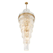 Crystorama HAY-1419 Hayes 31-lt 24" Chandelier - Aged Brass