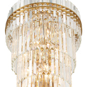 Crystorama HAY-1419 Hayes 31-lt 24" Chandelier - Aged Brass