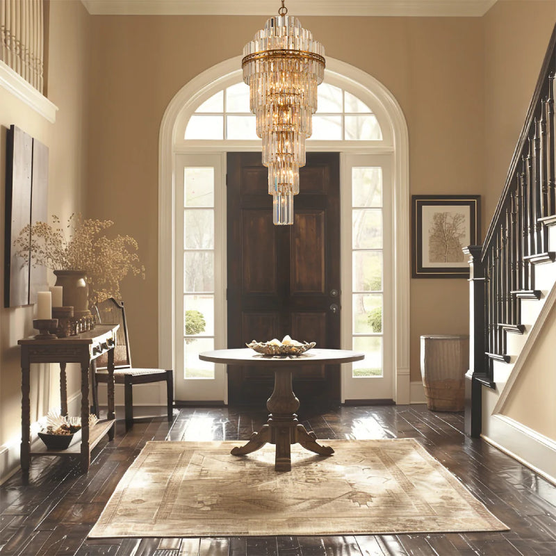 Crystorama HAY-1419 Hayes 31-lt 24" Chandelier - Aged Brass