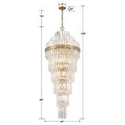 Crystorama HAY-1419 Hayes 31-lt 24" Chandelier