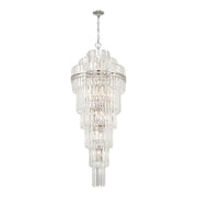 Crystorama HAY-1419 Hayes 31-lt 24" Chandelier - Polished Nickel