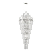 Crystorama HAY-1419 Hayes 31-lt 24" Chandelier - Polished Nickel