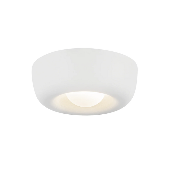 Kuzco FM68506 Hayden 1-lt 6" LED Flush Mount - Antique White