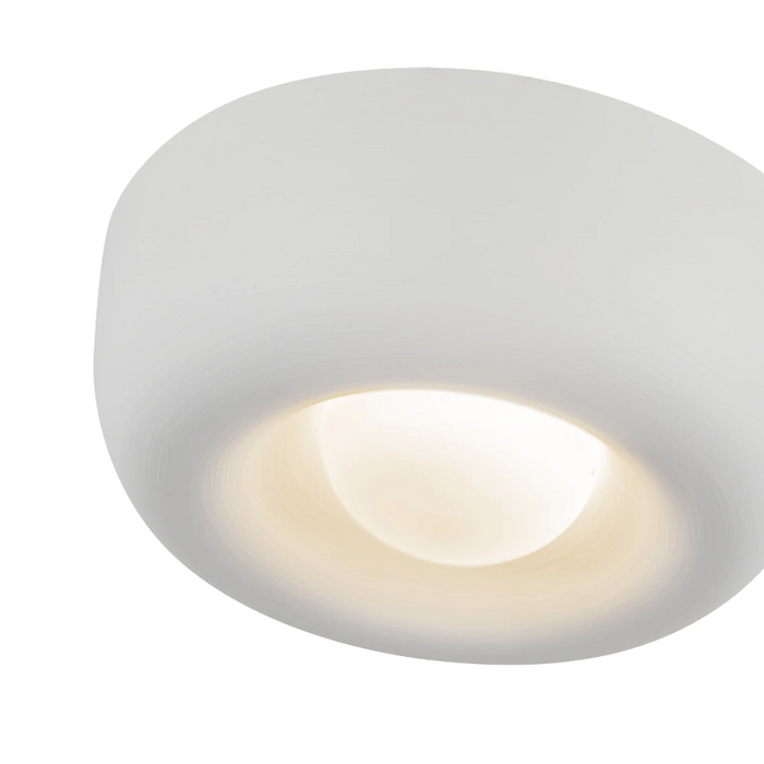 Kuzco FM68506 Hayden 1-lt 6" LED Flush Mount - Antique White