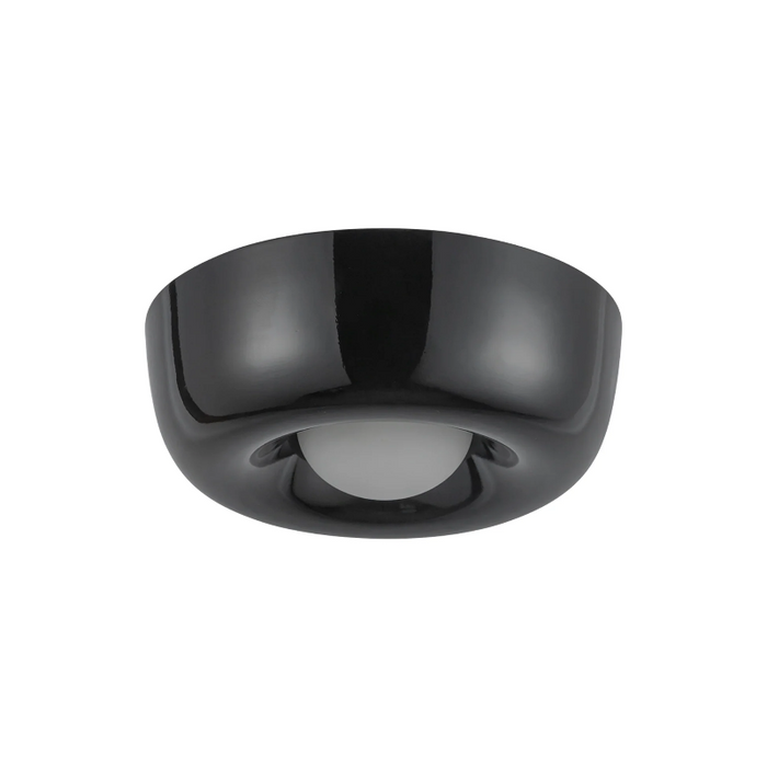 Kuzco FM68506 Hayden 1-lt 6" LED Flush Mount - Glossy Black