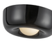 Kuzco FM68506 Hayden 1-lt 6" LED Flush Mount - Glossy Black