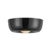 Kuzco FM68506 Hayden 1-lt 6" LED Flush Mount - Glossy Black