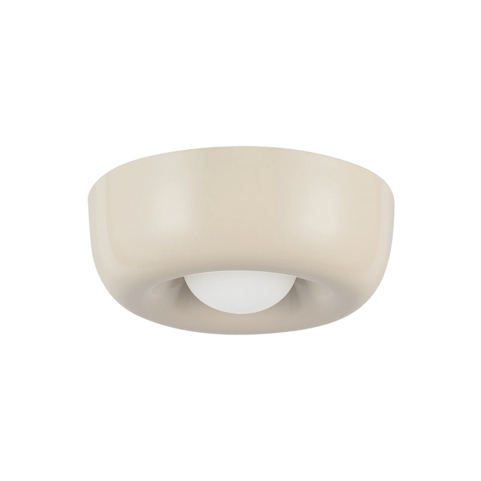 Kuzco FM68506 Hayden 1-lt 6" LED Flush Mount - Pearl White