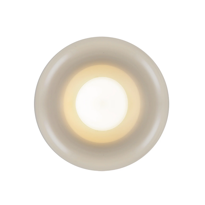 Kuzco FM68506 Hayden 1-lt 6" LED Flush Mount - Pearl White