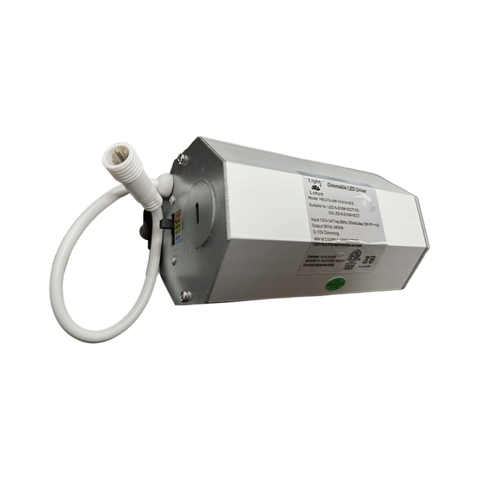 Lotus HBL015-AW-10 120-347V Input 0-10V Dimmable Driver for 15W 5CCT Models