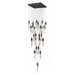 Avenue Lighting HF1904 Aspen 25-lt 28" LED Pendant - Dark Bronze/Bubbled