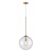 Avenue Lighting HF4201 Delilah 1-lt 14" Pendant - Aged Brass