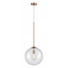 Avenue Lighting HF4201 Delilah 1-lt 14" Pendant - Aged Brass