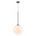 Avenue Lighting HF4201 Delilah 1-lt 14" Pendant - Black/White