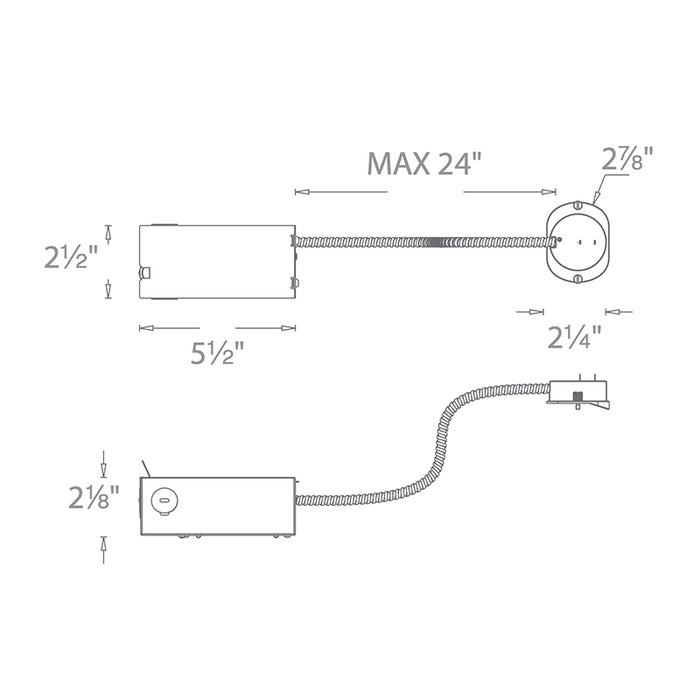 WAC HR-3LED-R20 Aether 3.5" Adjustable & Wall Wash Remodel Housing