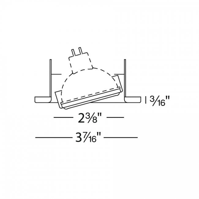 WAC HR-837 2.5" Low Voltage Adjustable Trim