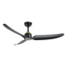Kuzco CF92952 Hugo 52" Outdoor Ceiling Fan - Brushed Gold/Matte Black