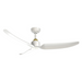 Kuzco CF92952 Hugo 52" Outdoor Ceiling Fan - Brushed Gold/Matte White