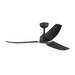 Kuzco CF92952 Hugo 52" Outdoor Ceiling Fan - Matte Black