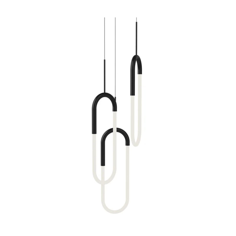 Kuzco MP95103 Huron 3-lt 18" LED Pendant - Black