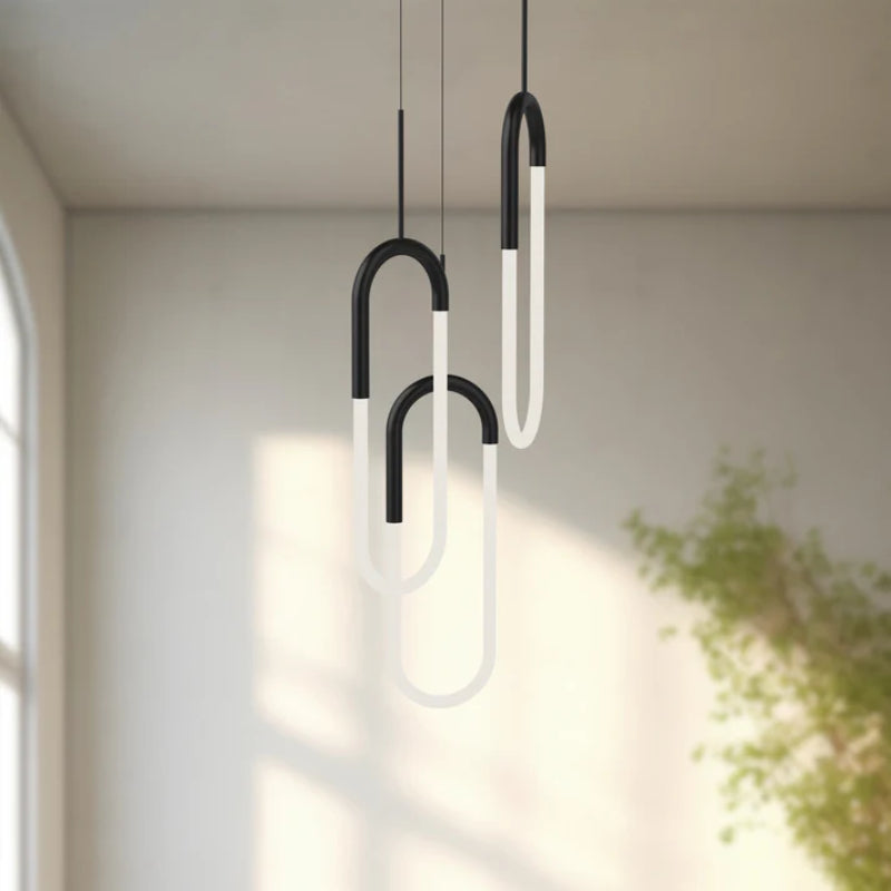 Kuzco MP95103 Huron 3-lt 18" LED Pendant - Black