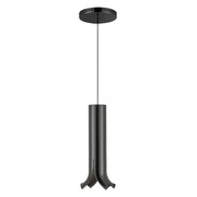 Kuzco PD89709 Husk 1-lt 4" LED Pendant -Glossy Black