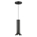 Kuzco PD89709 Husk 1-lt 4" LED Pendant -Glossy Black