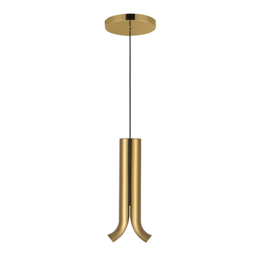 Kuzco PD89709 Husk 1-lt 4" LED Pendant - Metallic Brass