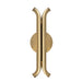 Kuzco WS89714 Husk 1-lt 14" LED Wall Sconce - Metallic Brass
