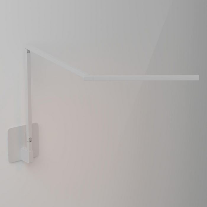 Koncept ZBD3100 Z-Bar Mini Gen 4 LED Desk Lamp, Wall Mount - Matte White/Hardwire Wall Mount