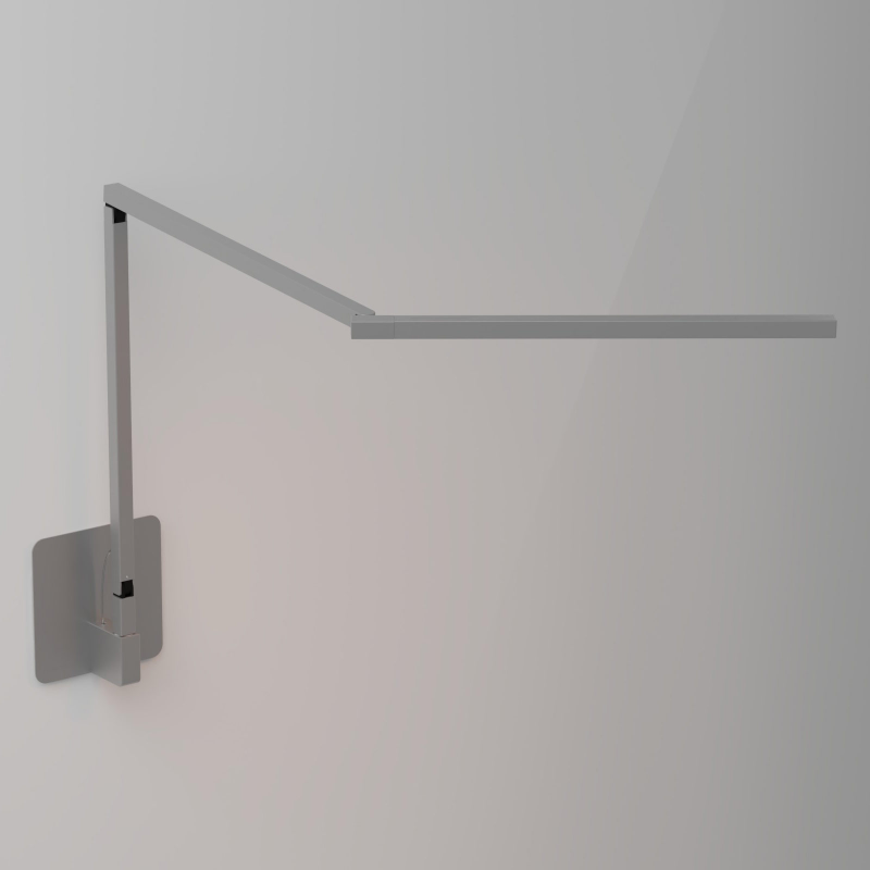 Koncept ZBD3100 Z-Bar Mini Gen 4 LED Desk Lamp, Wall Mount - Silver/Hardwire Wall Mount