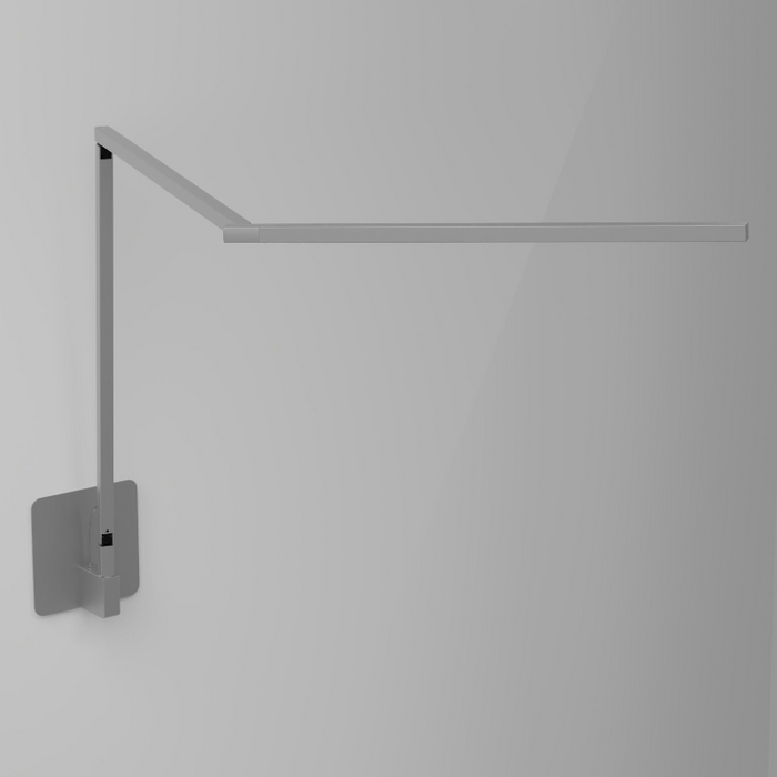 Koncept ZBD3000 Z-Bar Gen 4 LED Desk Lamp, Wall Mount - Silver/Hardwire Wall Mount