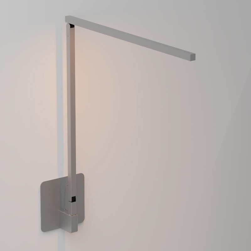 Koncept ZBD1000 Z-Bar Solo Gen 4 LED Desk Lamp, Wall Mount - Silver/Hardwire Wall Mount