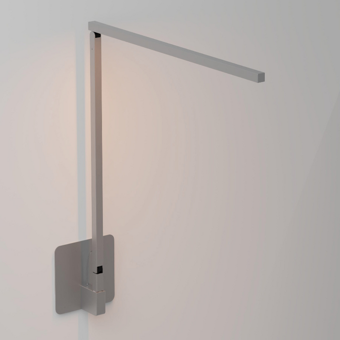 Koncept ZBD1000 Z-Bar Solo Gen 4 LED Desk Lamp, Wall Mount - Silver/Hardwire Wall Mount