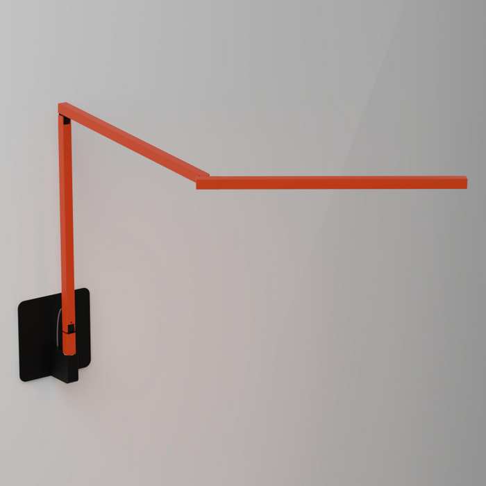 Koncept ZBD3100 Z-Bar Mini Gen 4 LED Desk Lamp, Wall Mount - Matte Orange/Hardwire Wall Mount