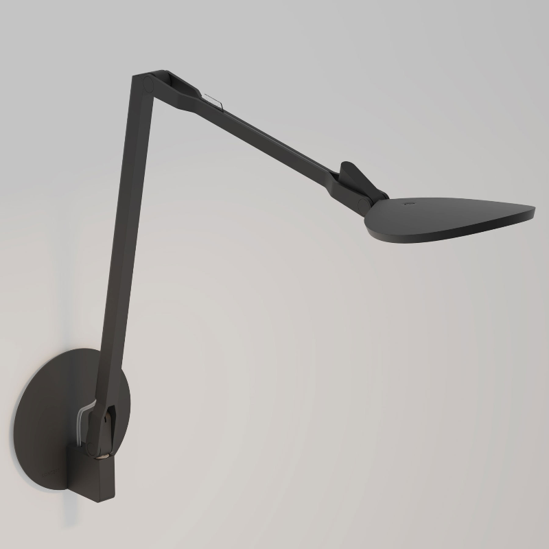 Koncept SPY-RCH Splitty Reach LED Desk Lamp, Wall Mount - Matte Black/Hardwired Wall Mount