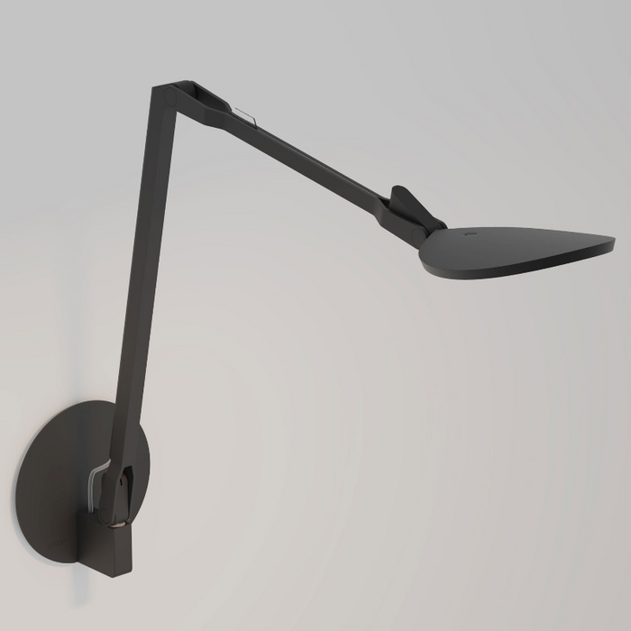 Koncept SPY-RCH Splitty Reach LED Desk Lamp, Wall Mount - Matte Black/Hardwired Wall Mount
