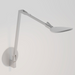 Koncept SPY-RCH Splitty Reach LED Desk Lamp, Wall Mount - Silver/Hardwired Wall Mount