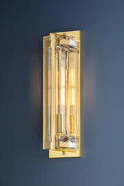 Hudson Valley 1731 Hawkins 1-lt 17" Tall Wall Sconce-Aged Brass