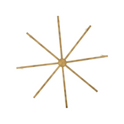 Hinkley 45049 Ezra 8-lt 50" LED Chandelier - Heritage Brass