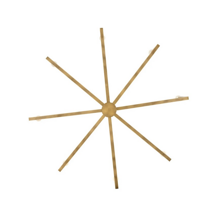 Hinkley 45049 Ezra 8-lt 50" LED Chandelier - Heritage Brass