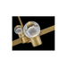 Fredrick Ramond FR41545 Lyric 4-lt 32" LED Chandelier - Heritage Brass