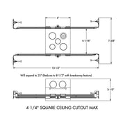 Juno IC1JB 4" IC-Rated New Construction Junction Box Housing