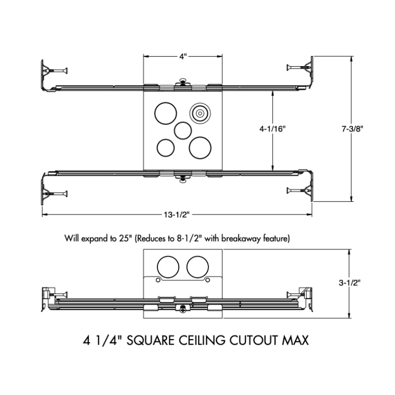 Juno IC1JB 4" IC-Rated New Construction Junction Box Housing