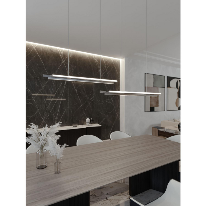 AFX IDRP0344LAJUD IDRP Series Indra 3-lt 44" LED Linear Pendant
