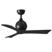 Mattews Fan IR3 Irene-3 42" Ceiling Fan - Matte Black/Matte Black