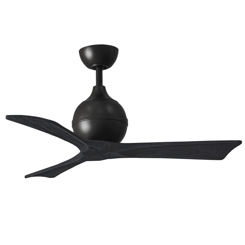 Mattews Fan IR3 Irene-3 42" Ceiling Fan - Matte Black/Matte Black