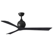 Mattews Fan IR3 Irene-3 60" Ceiling Fan - Matte Black/Matte Black