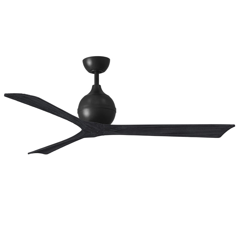 Mattews Fan IR3 Irene-3 60" Ceiling Fan - Matte Black/Matte Black